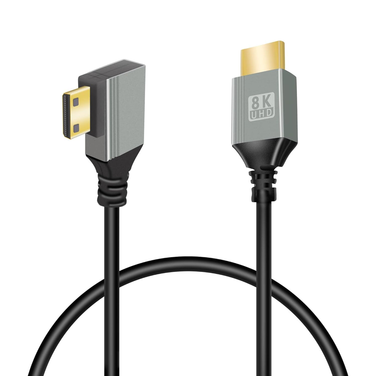 8K 48Gbps 8K@60Hz Video4K@144Hz 0.5M) GELRHONR Mini HDTV to HDTV Cable, Mini Male to Male Support for Camera