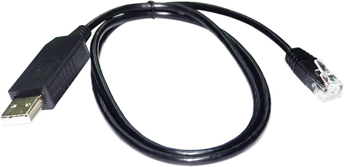 HGTTREA RS232 RJ11 RJ12 6P4C Communication 5I 8I 9I 11I, Cable(1.8m) USB to Adapter Controller Cable Fit Compatible PC