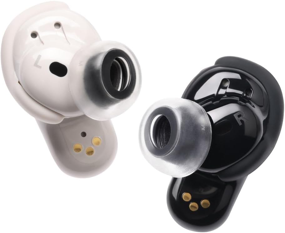 AZLA SednaEarfit Crystal for Bose Earbuds 2 Pair - Bose Earbuds Replacement Tips - Compatible with Bose Quietcomfort Ultra Earbuds, Bose QC Earbuds II (MS)