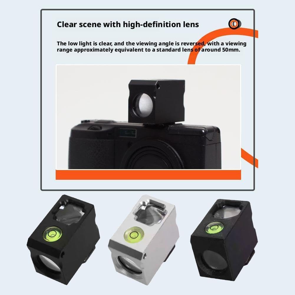 Generic Waist Level Viewfinder, Optical Waist Level Viewfinder External Viewfinder, Cold Boot Mouth Hot Shoe Cover