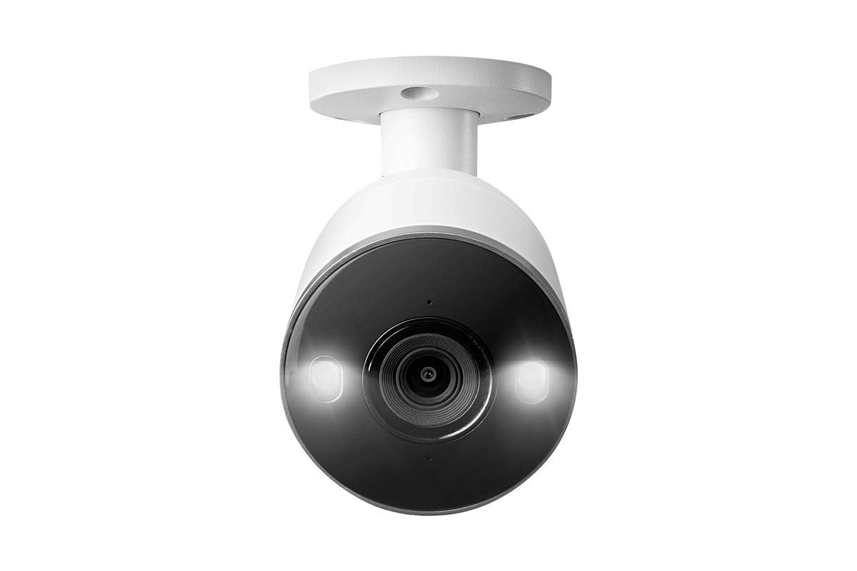 Lorex 4KSDAI168-2 4K Smart Deterrence 16 Channel Surveillance System w/ N862A63B 4K 3TB NVR and 8 E892AB 4K Smart Deterrence Bullet Cameras