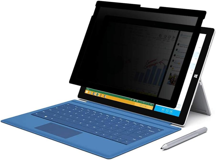 FILMEXT Privacy Screen Protector 13inch, Removable Anti-Glare Blue Light Filter for Surface Pro X/8/9/10/11 2024