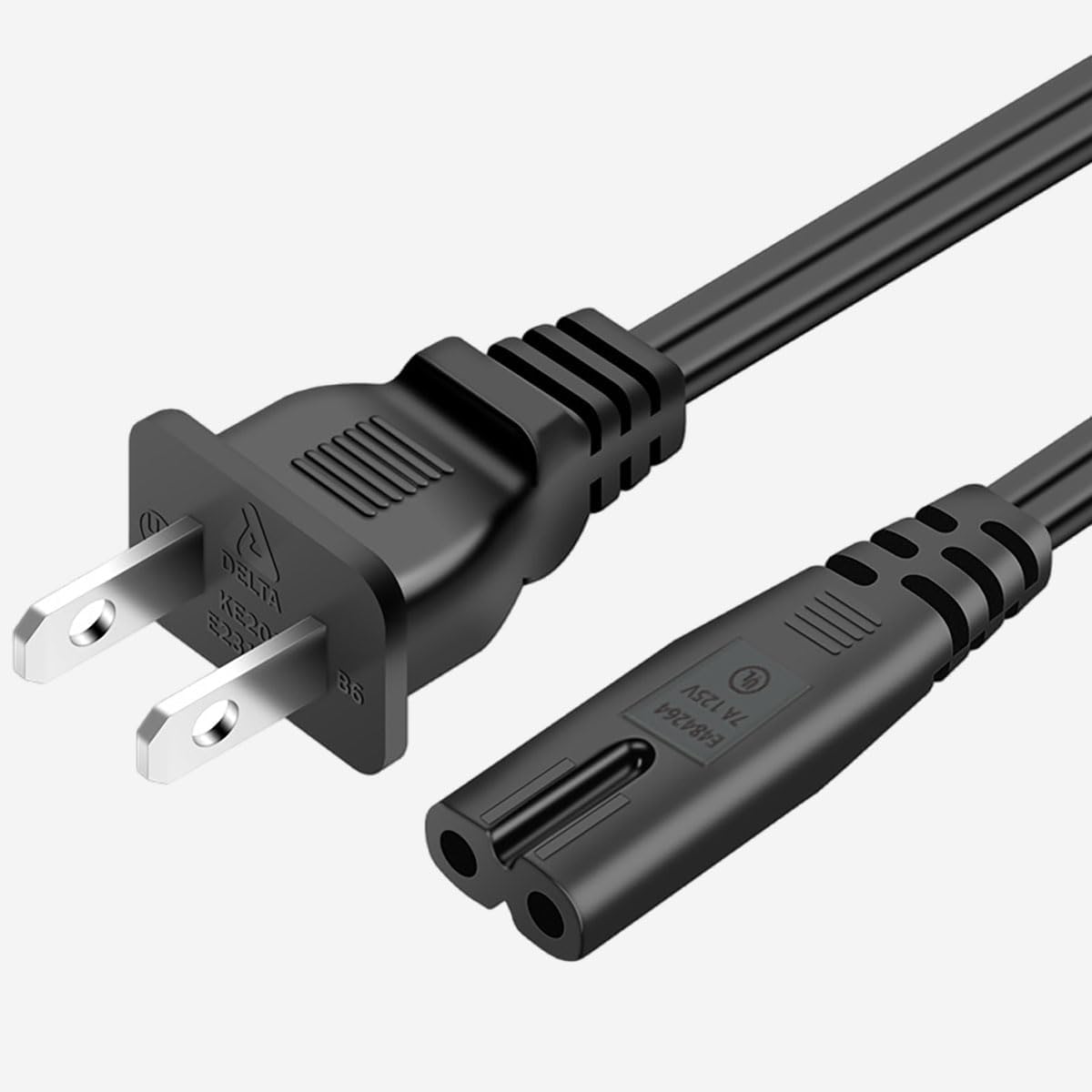 Goffeu 2 6Ft Prong Printer Power Cord/Printer Power Cable for Canon PIXMA MG/MP/MX/IP Series Printers and HP