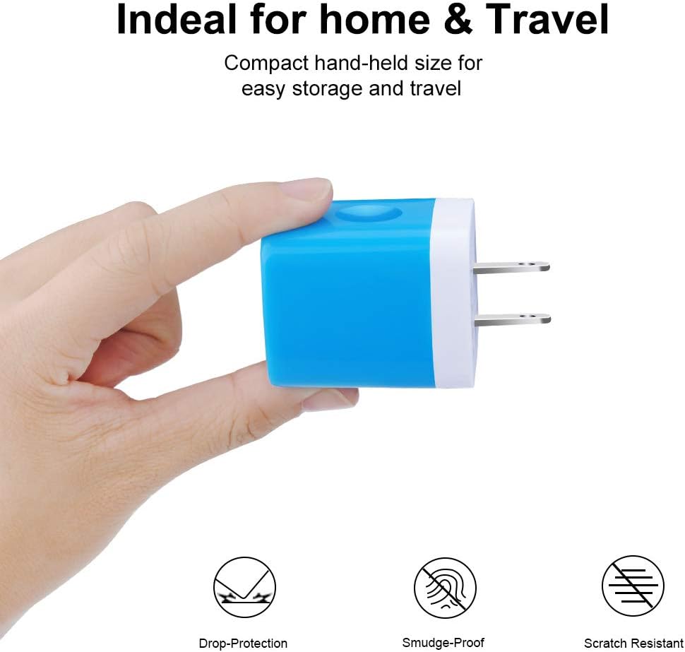 Wall Charger Adapter,USB Cubes,3Pack Universal Travel 3.1A 3 Muti Port Plug Charging Block Compatible with iPhone 16,15,14,13,12,SE 2020,11 Plus,Samsung GalaxyS24,S23,S22,S21 Ultra Plus FE, LG