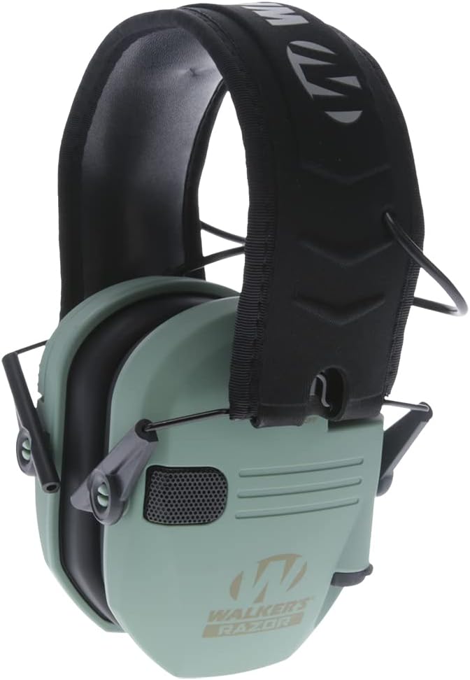 Walker's Razor Slim Ultra Low Profile Compact Design Adjustable Range Shooting Hunting Hearing Protection Electronic Earmuffs
