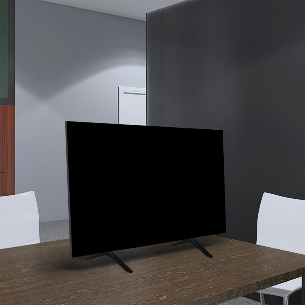 AGFELO Replacement TV Stand Base and Universal TV Bracket for with No-Drill Desktop Mount Heavy Duty Television Holder
