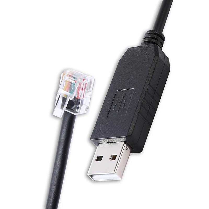 Generic PL2303 RS232 RJ12 6P6C for Synscan Goto Hand Control PC Link Cable Prolific USB to for Connecting PC and HC