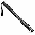Acuvar 62 Inch Photography Monopod with Safety Strap - Lightweight Aluminum Camera Monopod for Travel & Outdoor Shooting