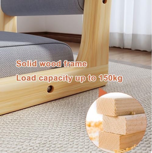 BTZHY Floor Chair Tatami Chair Accent Furniture Meditation Floor Chair Living Room Chair Floor seat Portable Japanese Legless Chair Lazy Sofa for Bay Window Meditation Reading