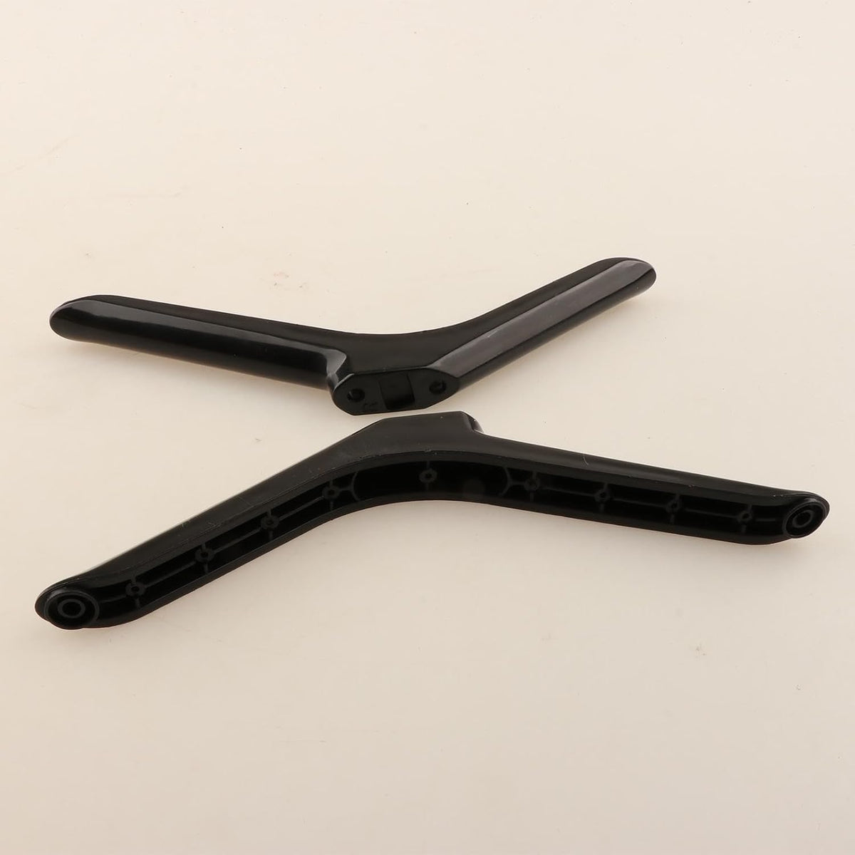 Generic Set 2 19cmx5cmx1.6cm of TV Stand Base Legs for Table Top Use with Assembly Tools