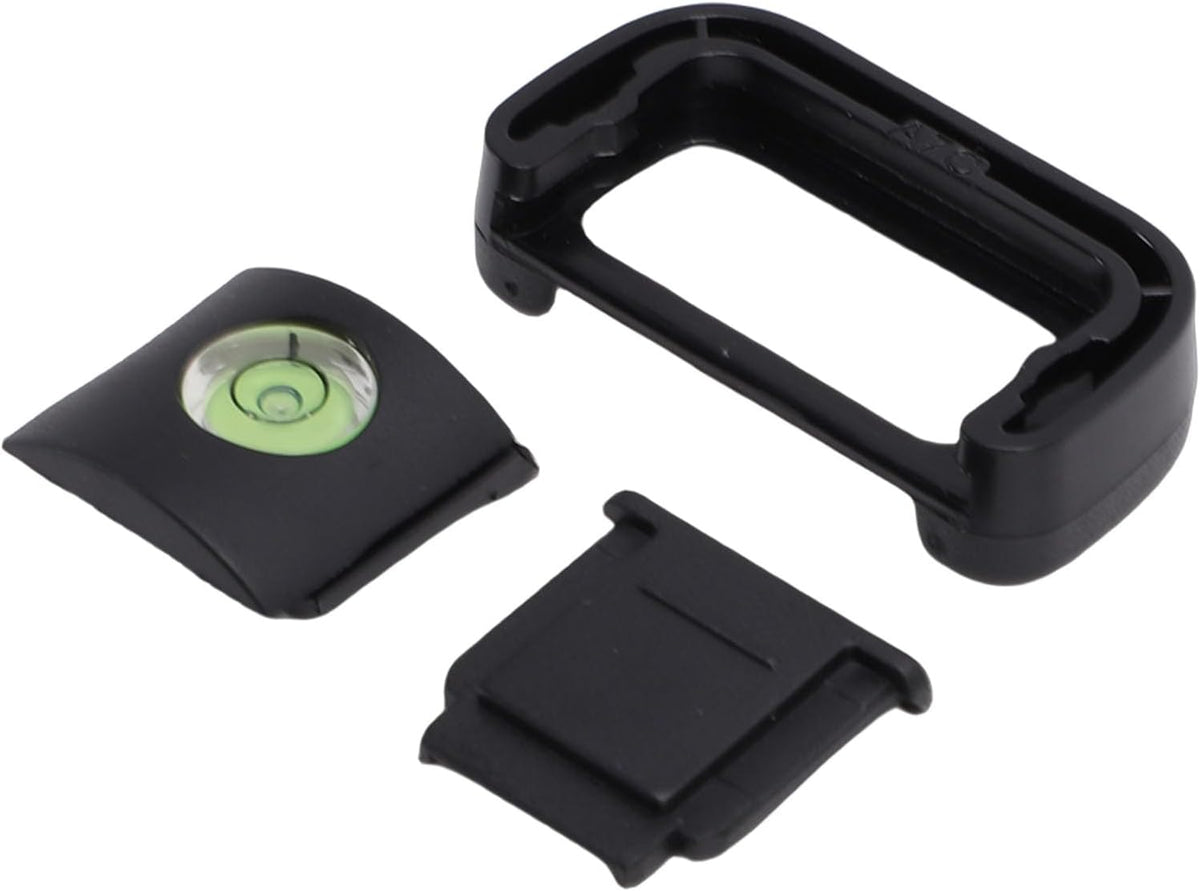 A7C GOWENIC Camera Eyecup Viewfinder Eyepiece, Soft Silicone Eye Cup with Hot Shoe Cover Protector and Bubble Spirit
