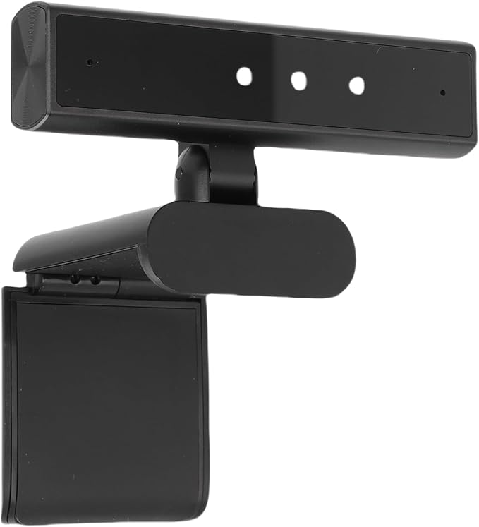 ASHATA Face Recognition Webcam Wins 10 and 11 5MP 85 Degree View Face Unlock Computer Camera with Mic for Desktop Computer Laptop Meeting Video Calls etc.