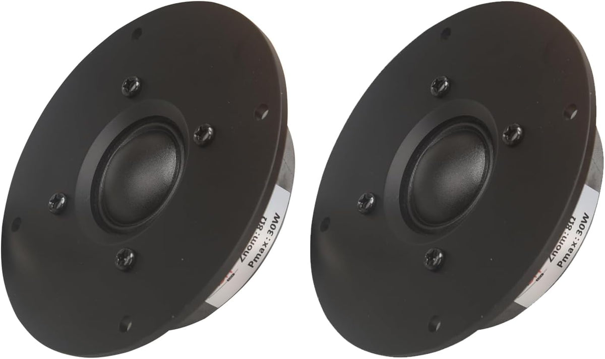 HIFIDIY LIVE 2PCS 4 inch 25-core 8OHM 30W B1-100 HiFi Tweeter Speaker Unit Black Silk Membrane Home Film Treble