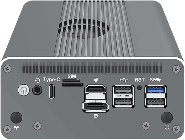 CWWK Intel Alder Lake N100(4C/4T Up to 3.4GHz)/N305(8C/8T Up to 3.8GHz) Dual SFP+10GbE Mini PC|4xIntel I226-V 2.5GbE |DDR5 Memory|PCI-E x4|HDMI+DP+Type-C (10 Gigabit N305, 16G RAM 1TB SSD)