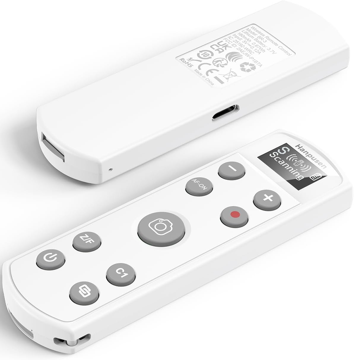for Sony Rechargeable Wireless Remote Control - Camera Remote Shutter Release with Zoom Focus Compatible with Sony ZV-1/ZV-E10/RX0 II/A6100/A6400/A6600/A6700/A7R V/A7 IV/A7 III/A9 II/ZV-E1/ZV-1F
