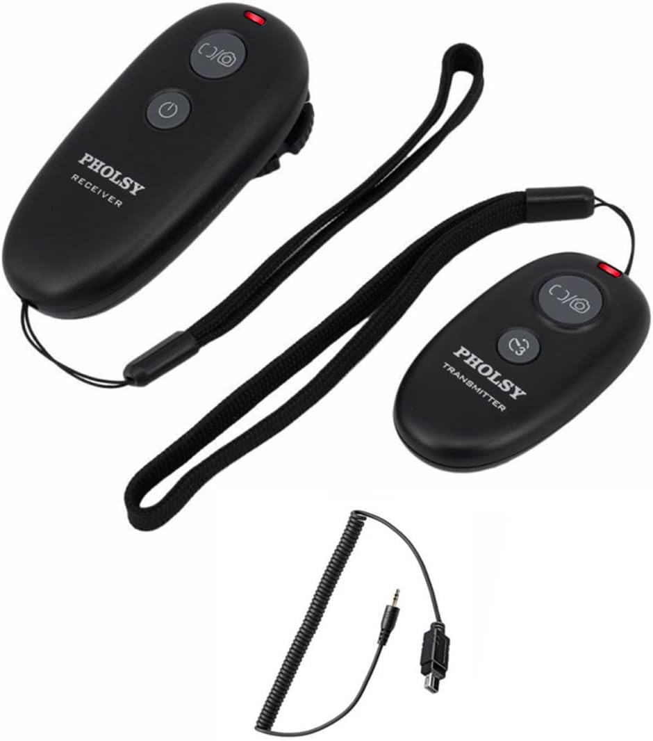 PHOLSY N10 for Nikon Shutter Release MC-DC2 Wireless Remote Control for Nikon Camera Z5, Z7 II, Z6 II, D750, D780, D7500, D7200, D7000, D5600, D5500, D5300, D3300, D90, P1000, P7700, P7800, P950