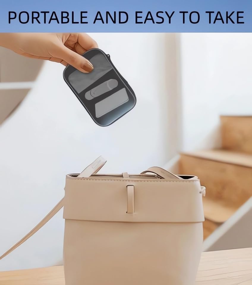 2024 Smartphone Camera Mirror Reflection Clip Kit -【New Version】 Smartphone Selfie Reflector, Adjustable Mobile Phone Reflection Camera Clip, Mirror Reflection Phone Clip for All Phones (2PCS-Balck)