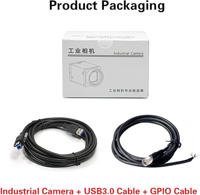 High Speed USB3.0 Color 1.3MP 1/2 Machine Vision Global Shutter Digital Industrial Camera C-Mouth Supports Windows and Linux SDK Area Scan Camera 1280x1024 211FPS Indoor