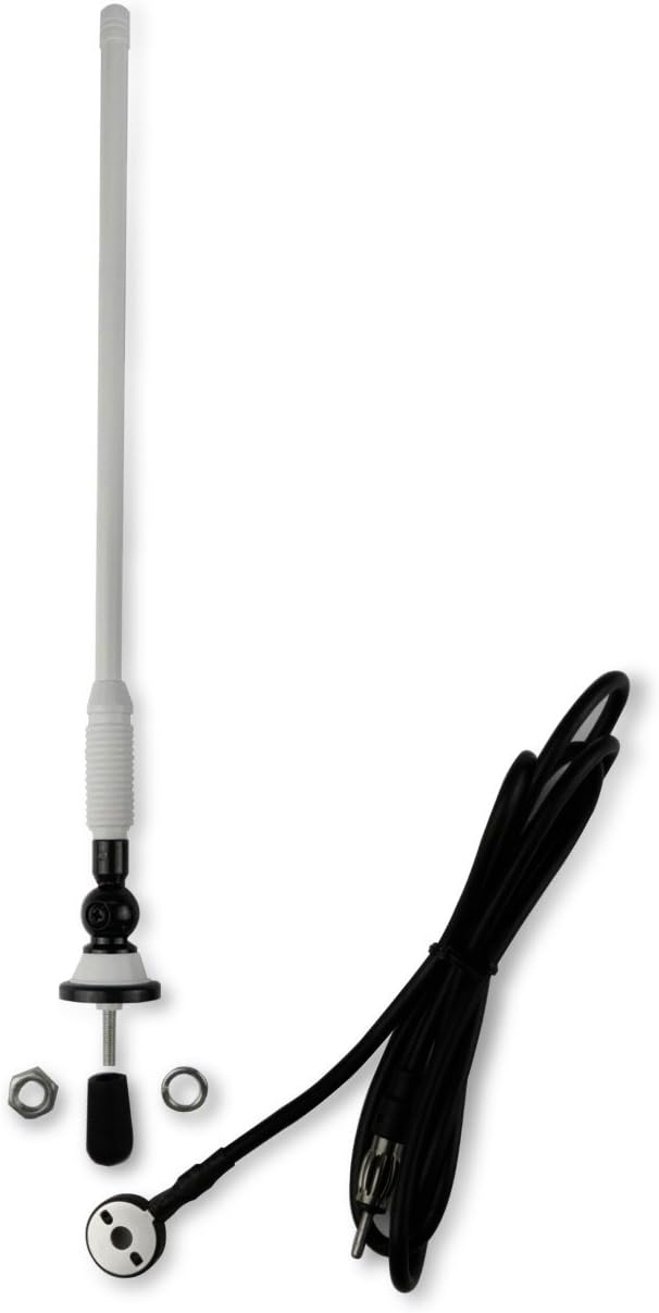 Herdio 10-Mile Flexible Waterproof Marine Antenna for Boats and ATVs