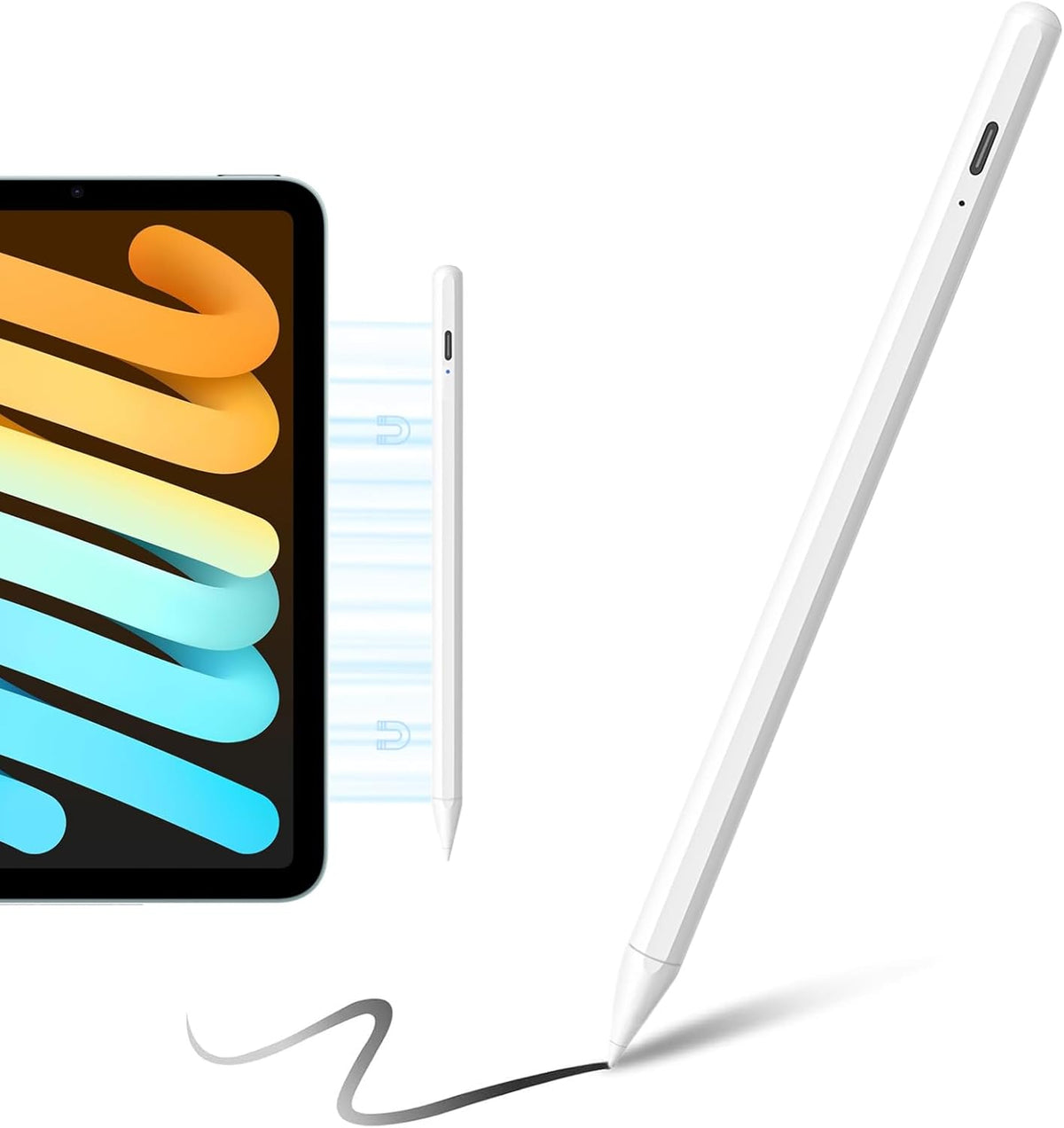 Stylus Pen for Apple iPad (2025-2018),Sensitivity Palm Rejection Fast Charge Stylus Pencil,iPad Pencil for iPad A16 11/10/9/8/7/6th & iPad Pro 13/12.9/11(M4) & Air 13/11(M3/M2) & Mini A17 Pro/6/5
