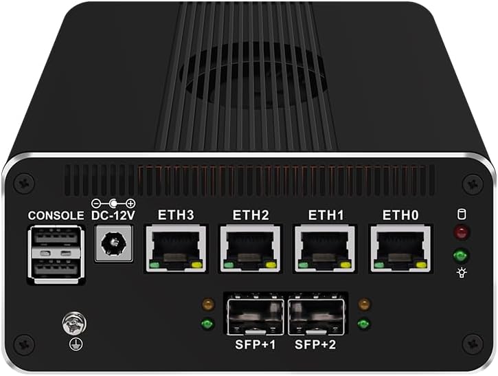 CWWK Intel Alder Lake N100(4C/4T Up to 3.4GHz)/N305(8C/8T Up to 3.8GHz) Dual SFP+10GbE Mini PC|4xIntel I226-V 2.5GbE |DDR5 Memory|PCI-E x4|HDMI+DP+Type-C (10 Gigabit N305, 32G RAM 512G SSD)