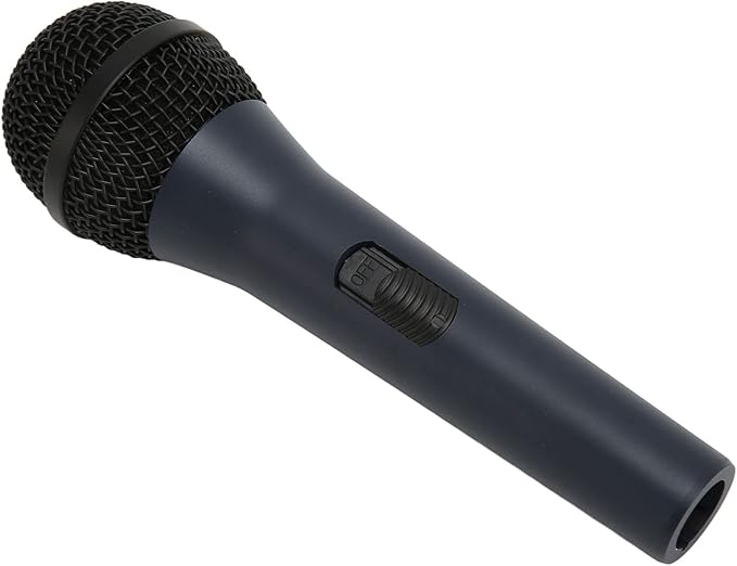 Zunate Noise Reduction Wired Handheld Microphone for Efficient Pickup Karaoke Mic for Home KTV Stage Metal Material