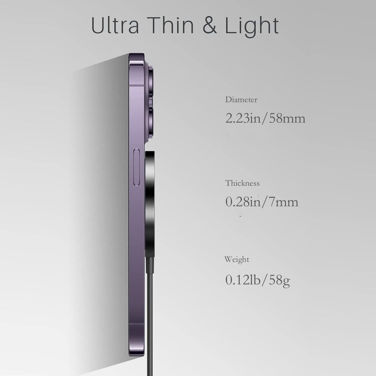 Magnetic Wireless Charger for iPhone 16/16 Pro/16 Plus/16 Pro Max,FDGAO 2 in 1 15W Fast Magnetic Charging Compatible with iPhone 15/14/13/12 Series and AirPods 4/3/Pro