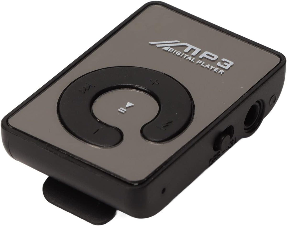 Heayzoki MP3 Player with Clip, Portable Music Player with Headphones, Wearable Small Audio Player for Daily School