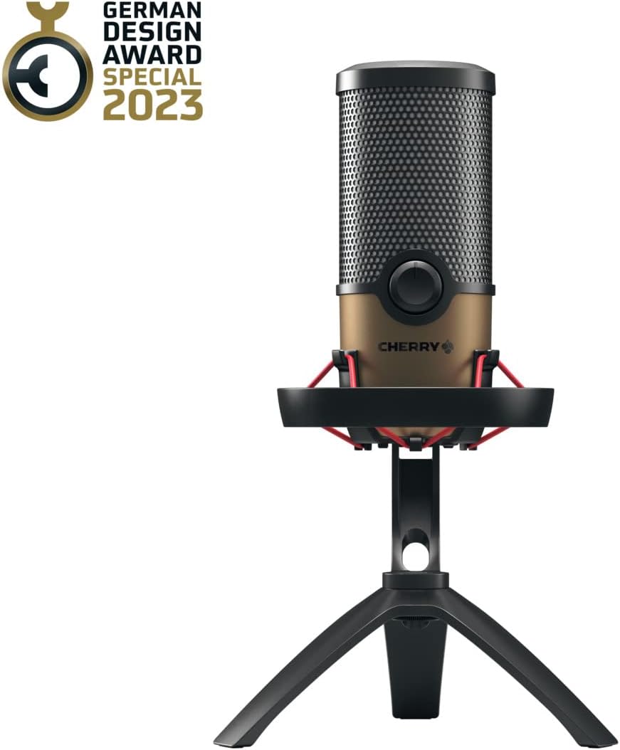 Cherry UM Series 3.0, 6.0 and 9.0 PRO RGB USB Microphone for PC, Mac, Gaming, Recording, Streaming, Podcasting, Studio and Computer Condenser. (UM 9.0 RGB PRO)