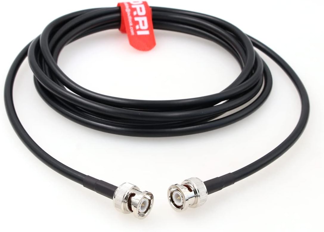 6G RG223 50 4K (2M) HD-SDI Video BNC Male to BNC Male Ohm Double Shielded Coaxial Cable for Recorder Sdi Converter