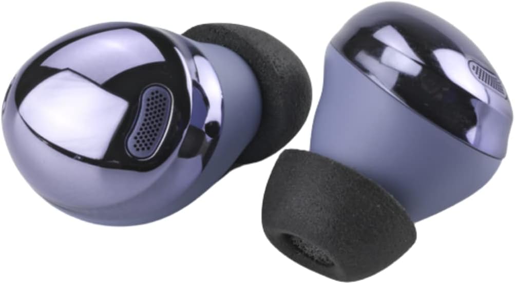 Comply Memory Foam Replacement Earbud Tips for Samsung Galaxy Buds Pro | Ultimate Comfort, Secure Fit, Superior Noise Isolation | Black, Medium (3 Pairs)