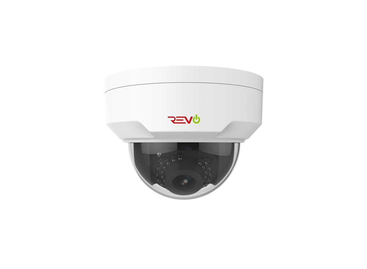 Revo America Ultra 4Ch. 1TB HDD 4K IP NVR Security System - Fixed Lens 2 x 4MP IP Bullet Cameras & 2 x 4MP Dome Camera - Remote Access via Smart