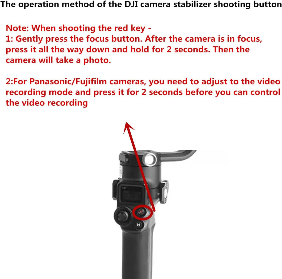 Generic GH5S, GH5, G9, 2.5mm RSS-P Camera Shutter Release Cable for Panasonic Compatible with DJI Ronin Stabilizer