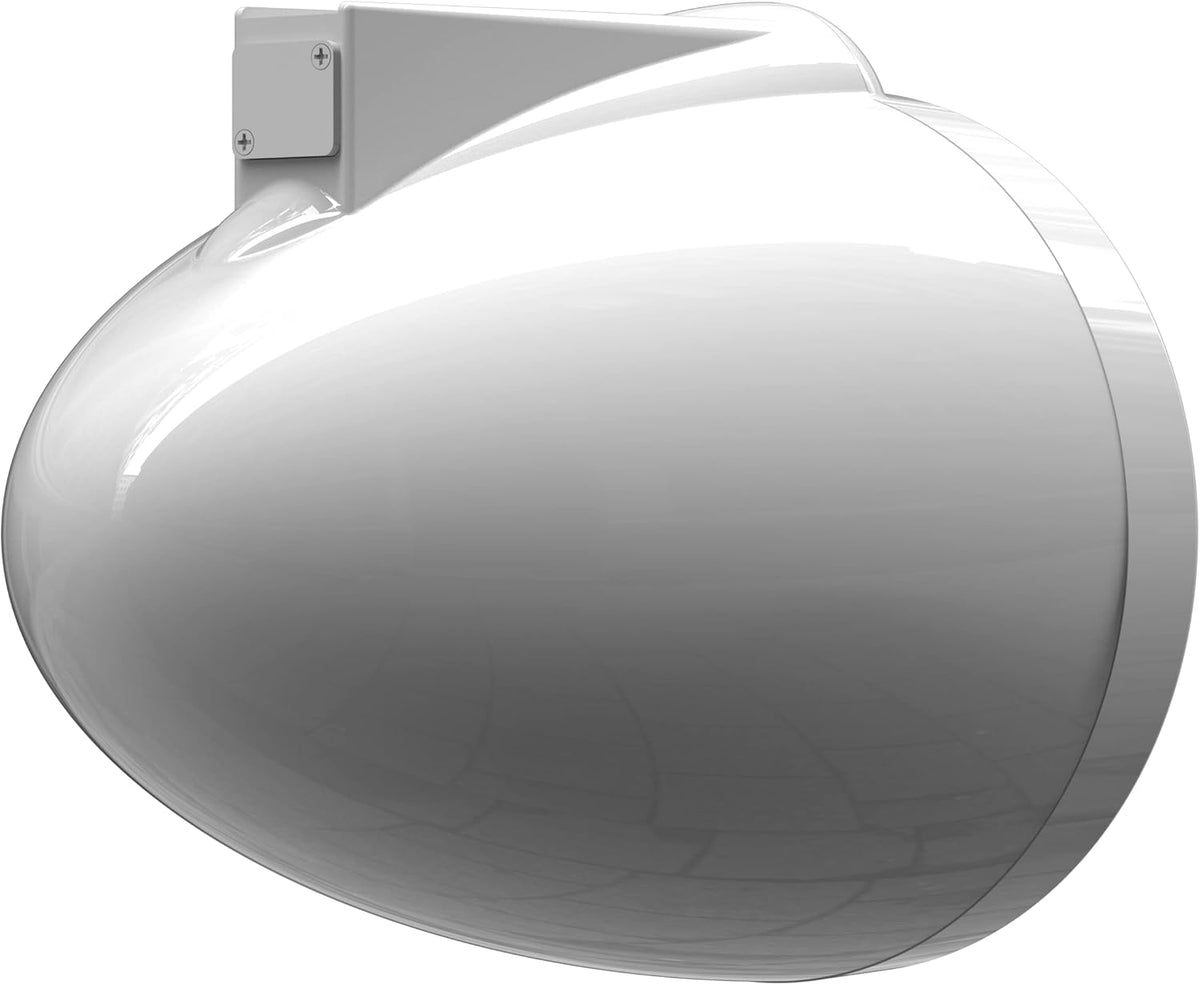 wet sounds Rev 8 White V2 Revolution Series 8" White Tower Speakers w/Silver Aluminum Fixed Clamp