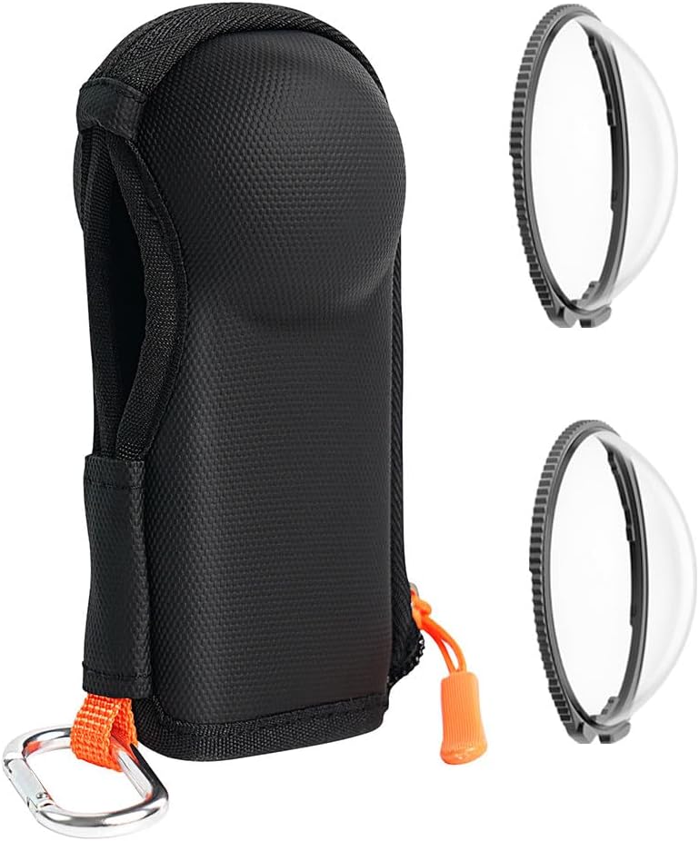 Insta360 X5, Protective Mini Carry Case with Premium Lens Guard for Hard Shell Travel Bag with Tempered Glass Lens