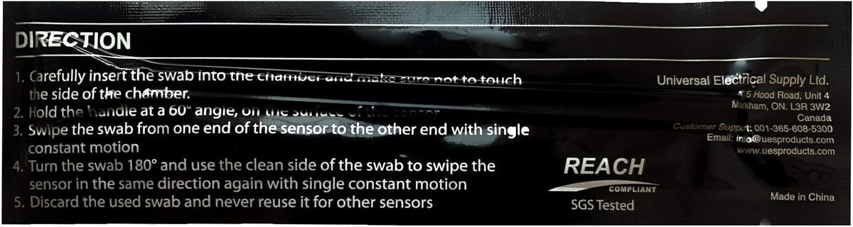 UES DDR15 APS-C Sensor Cleaning Swabs for Reflex and Mirrorless Digital Camera Compatible with Sony, Nikon, Canon CCD CMOS Sensors Clean (10 x Swabs)