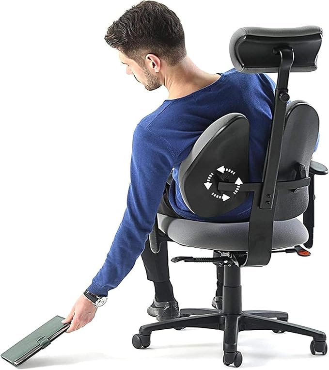 Gaming Chair for Home Ergonomic Chair Gaming Seat Game Swivel Chair Home Comfortable (Color:White)