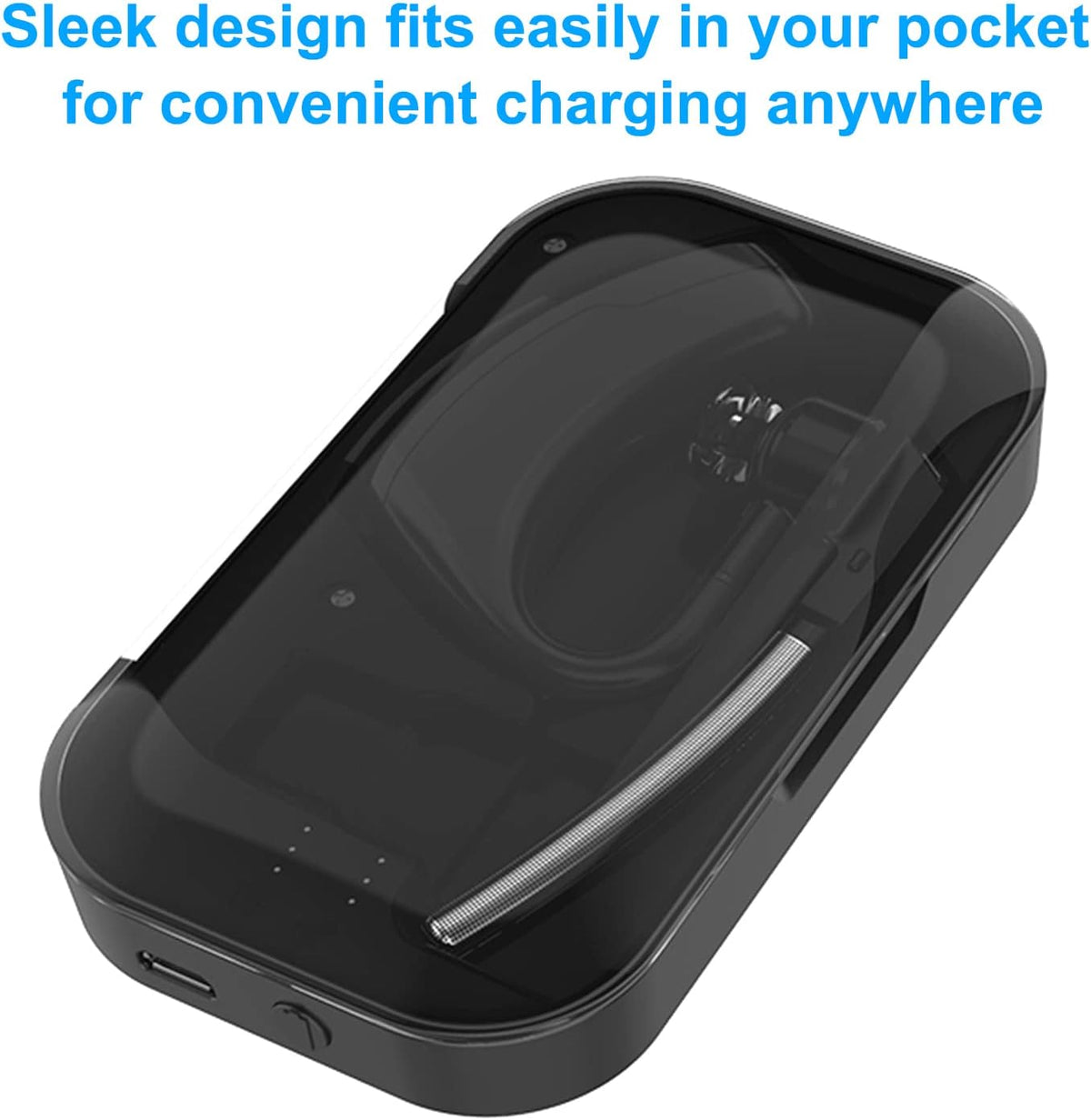 Power Charging Case Compatible with Plantronics Bluetooth Headset Voyager Legend, 2-in-1 Portable Charger Case with LED Status(Only Include The Charging Case)