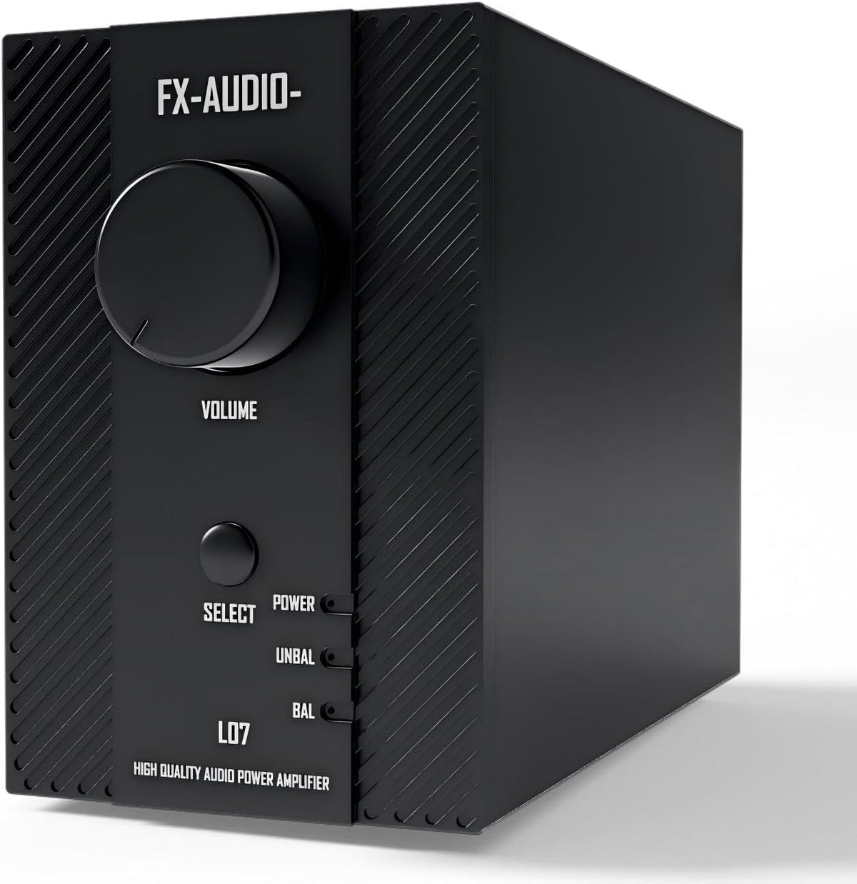 FX-Audio- L07 Stereo Audio Amplifier 200W x2 MA5332MS 2 Channel Class D Power Amp Bridgeable BTL 400W Hi-Fi Fully Balanced Amp for Passive Bookshelf Desktop Speakers Home Theater