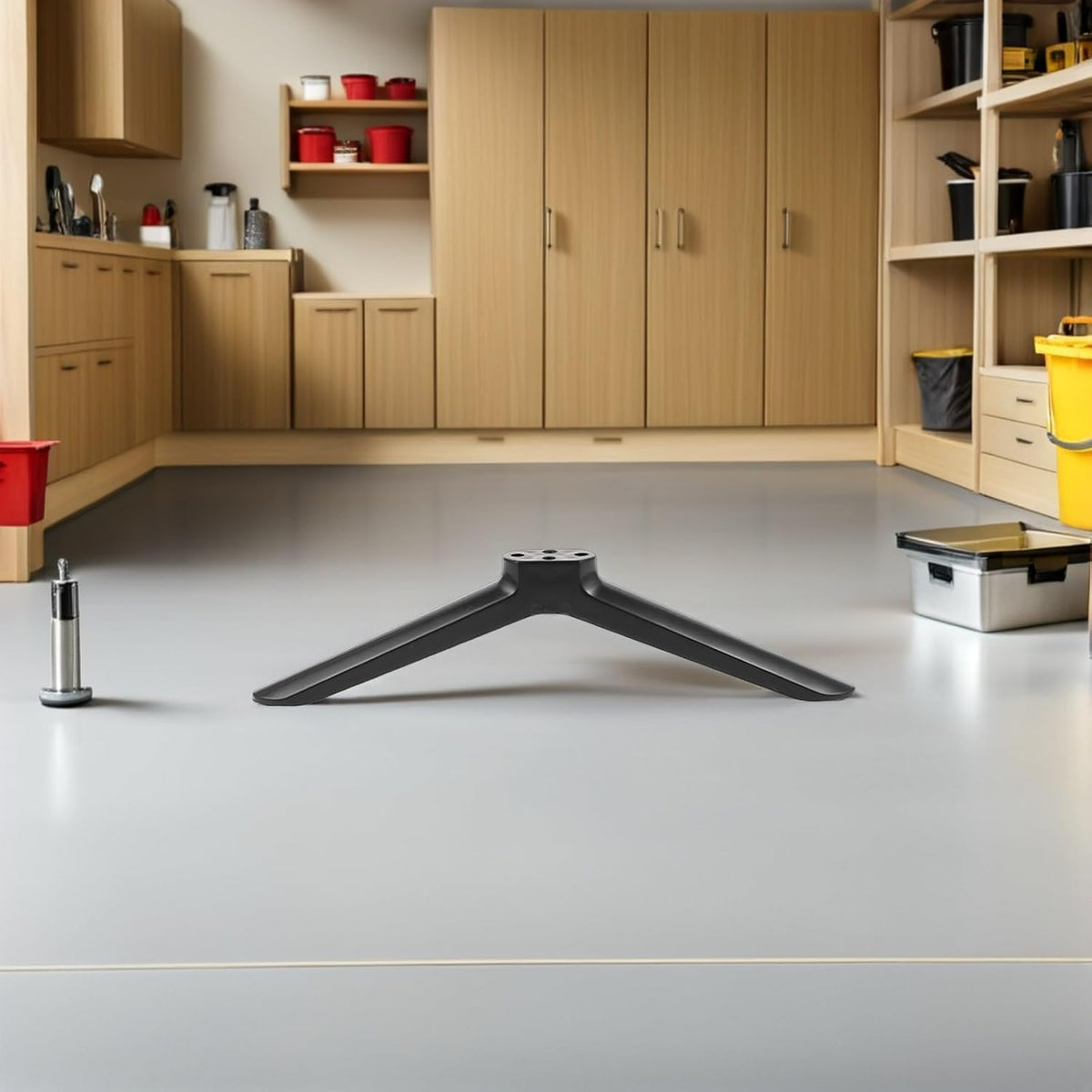 2 40 Inch Pairs TV Stand Replacement Legs with Screws, Non-Slip Support Feet Compatible with Flat Screen TVs, Tabletop