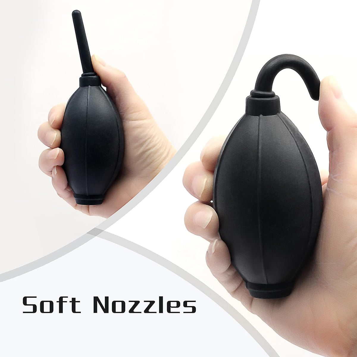 Silicone Soft Tip Manual Air Blower,Dust Cleaner for DSLR,Camera Lens,Camera Sensor,LCD,Keyboard,Watch,Coffee Machine,Cleaning Air Blower (Long Nozzle)