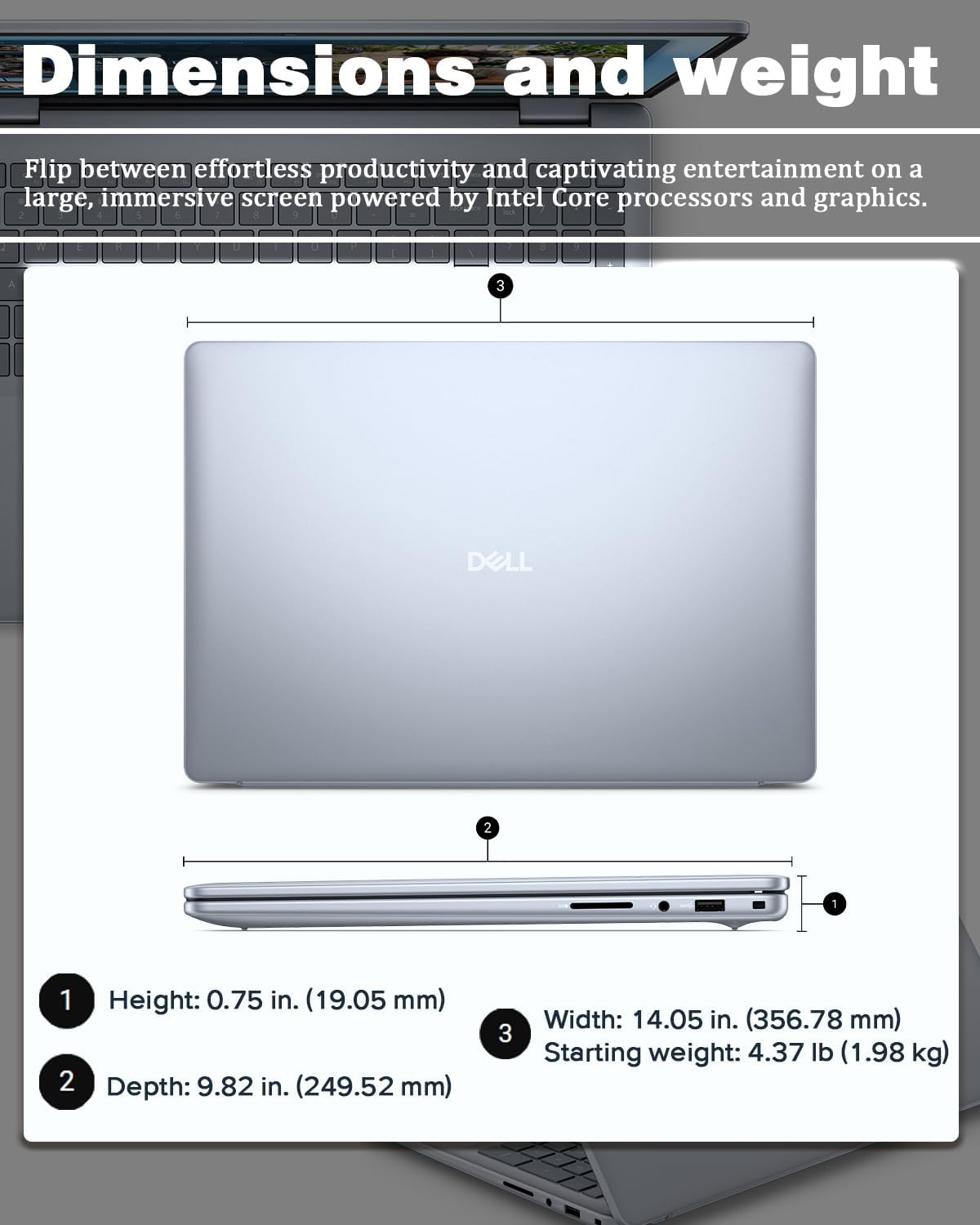 Dell Inspiron 16 Business Laptop - 16'' Touchscreen FHD+ Dsiaplay, Intel 10-Core 7 150U(Up to 5.4GHz) Express Charge, Backlit Keyboard, Windows 11 pro, Fingerprint (16GB RAM | 1TB SSD