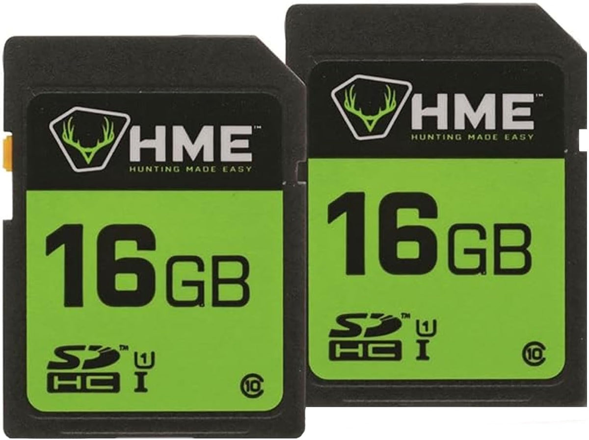 HME 16GB 2 Pack SD Cards - Compact Durable Reliable High-Speed Memory Cards Compatible with SDHC Slot Devices