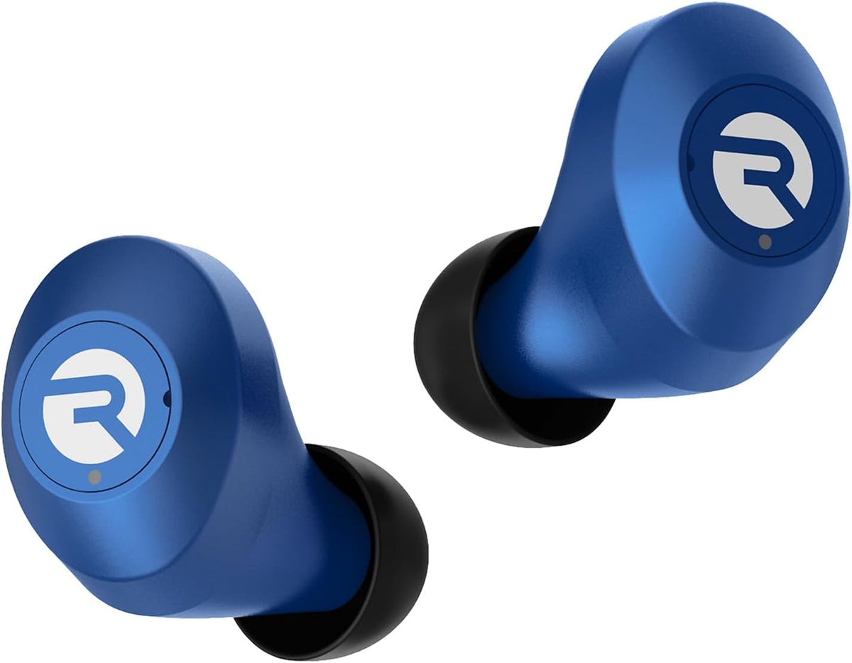 Raycon Everyday Earbuds Classic Bluetooth Wireless with Microphone - Stereo Sound, Active Noise Canceling, in-Ear Bluetooth Headset True Wireless Earbuds 32 Hours Playtime (Blue)