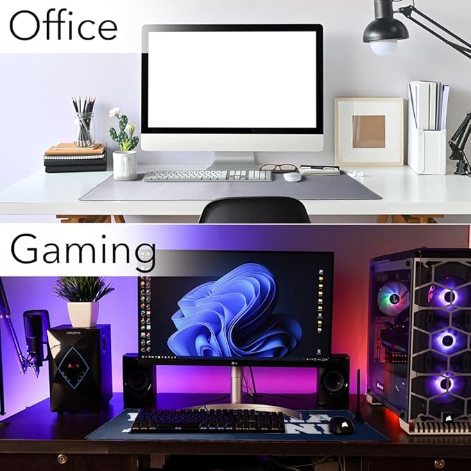 University of Virginia Alumni Large Gaming Mouse Pad Desk Mat with Stitched Edges Non-Slip Base for Gamer Home and Office 31.5 x 15.7