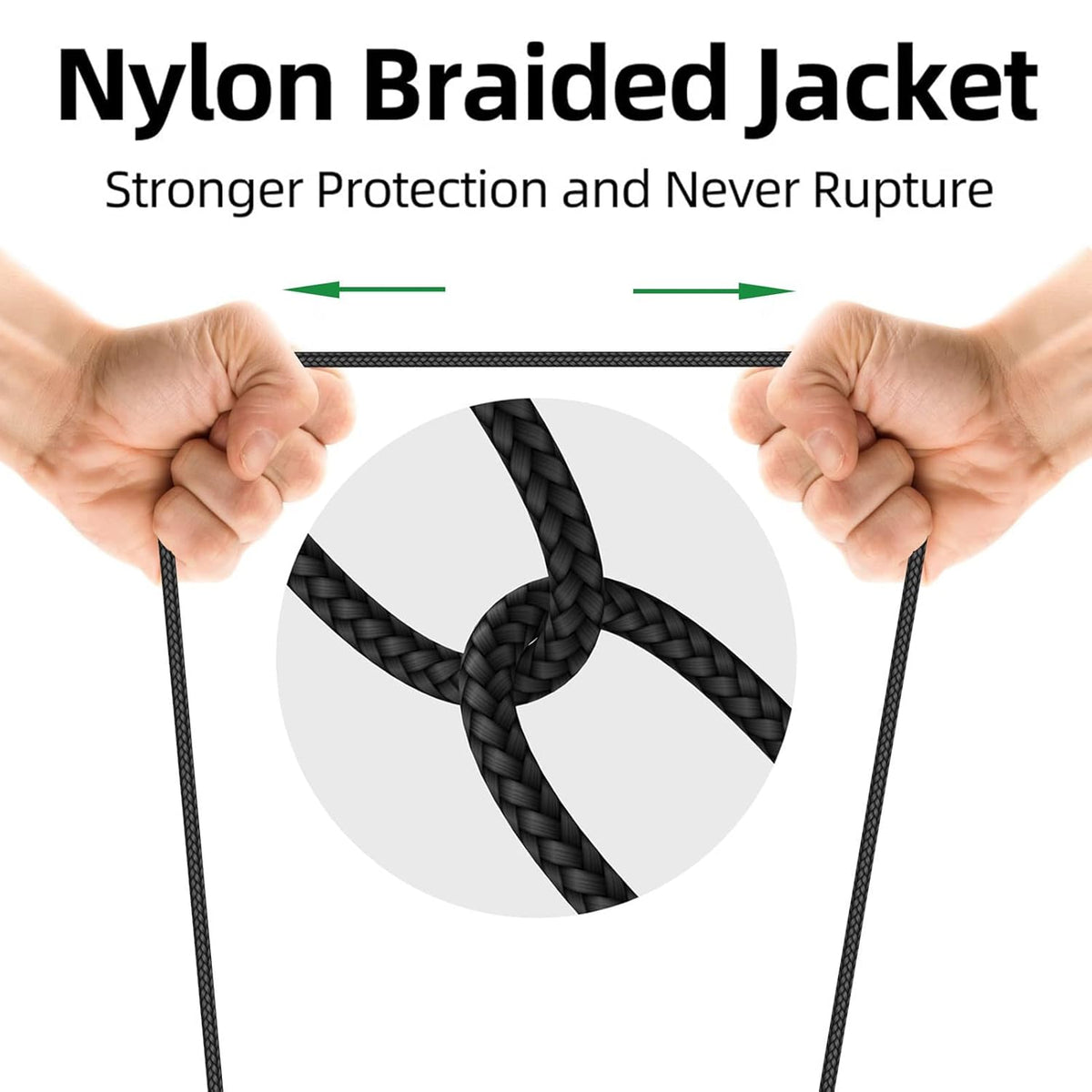 6 inch, 3.0 Headset, Short USB Extension Cable USB A Extender Male to Female Cord Braided Compatible with Flash Drive