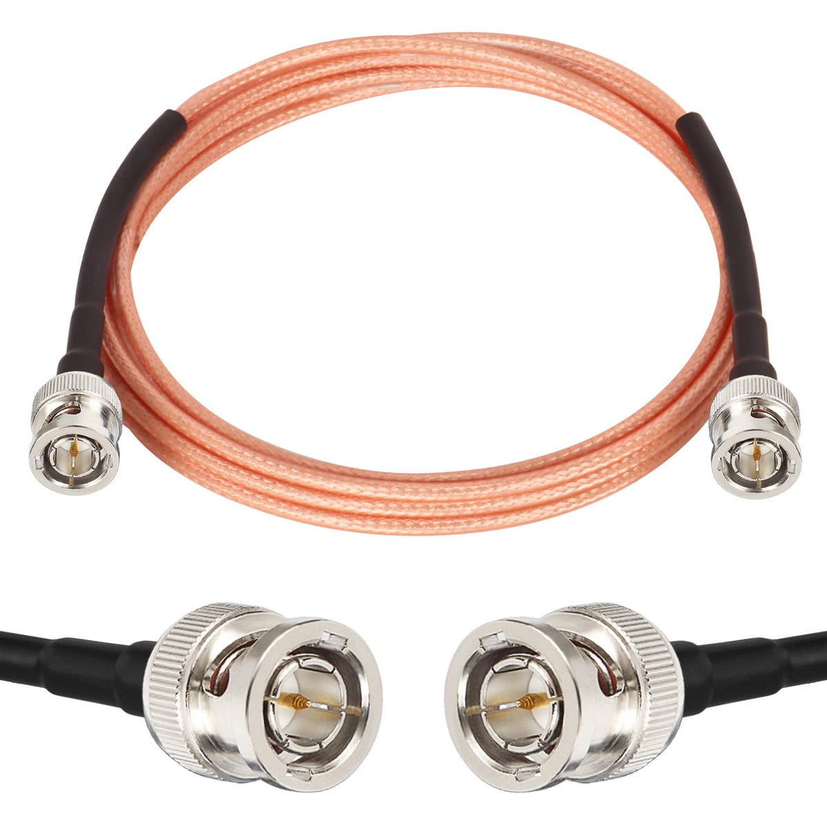 6ft 75 RG179 4K 1080P 3G XRDS Flexible HD-SDI Cable, BNC to BNC Video Cable Ohm Extension for HD SDI Camera Monitor
