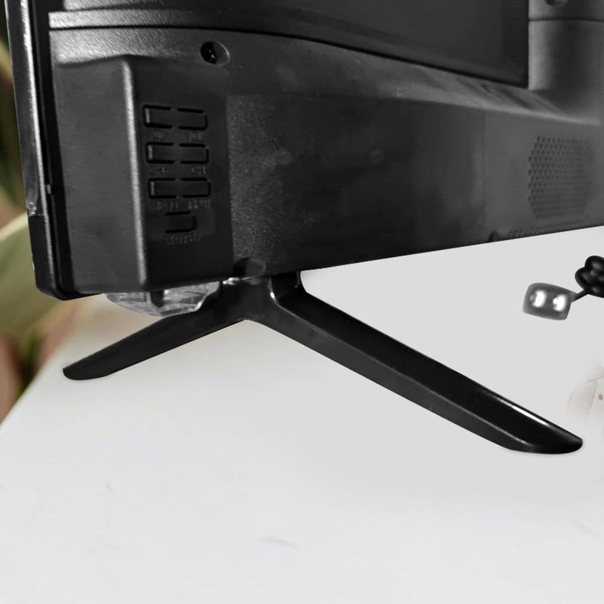 Abaodam 32 Inch Universal Tv Stand Legs Replacement Feet with Screws for Smart Tvs Tabletop Base Pedestal Stand Mount