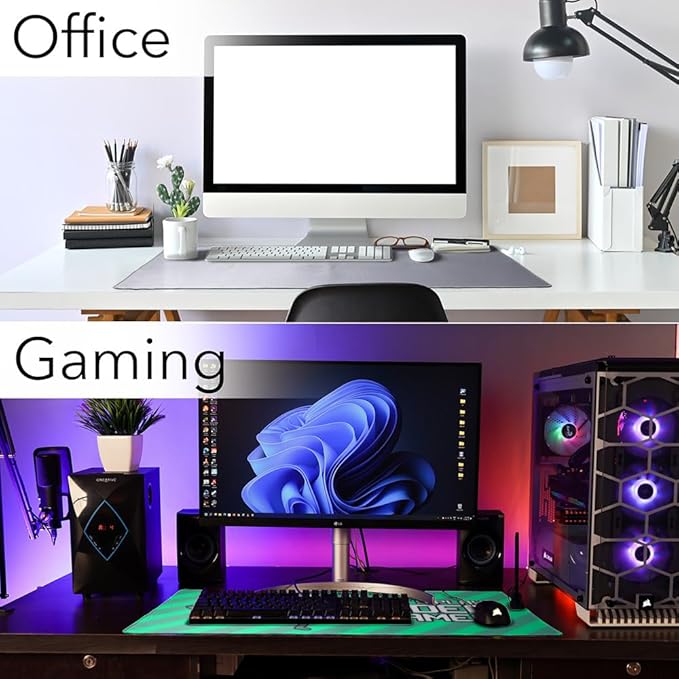 Adventure Time BMO Play Video Games Large Gaming Mouse Pad Desk Mat with Stitched Edges Non-Slip Base for Gamer Home and Office 31.5 x 15.7