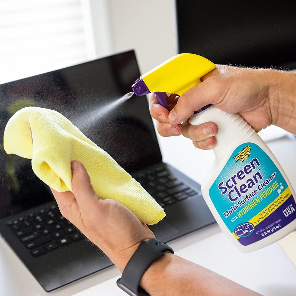 92013-3PK 16-Ounce Pack 3 Invisible Glass Screen Clean Multi-Surface Cleaner Perfect for Touch Screens, Smart Phones